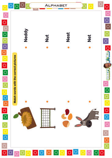 Letter N Matching - FREE Worksheet