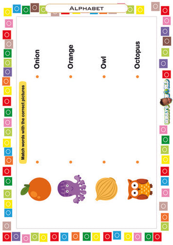 Letter O Matching - FREE Worksheet