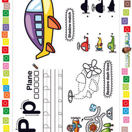 P is for Plane - FREE Worksheet
