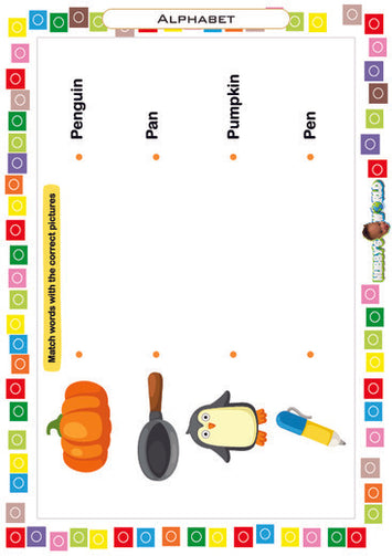 Letter P Matching - FREE Worksheet
