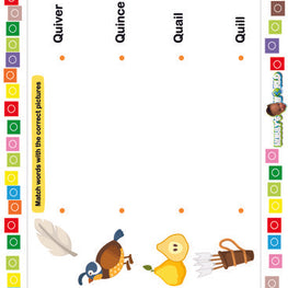 Letter Q Matching - FREE Worksheet