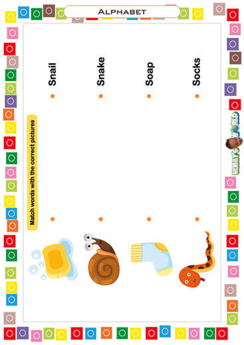 Letter S Matching - FREE Worksheet