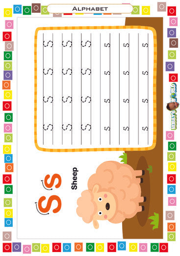 S is for Sheep - FREE Printable Worksheet