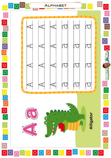 A is for Alligator - FREE Worksheet