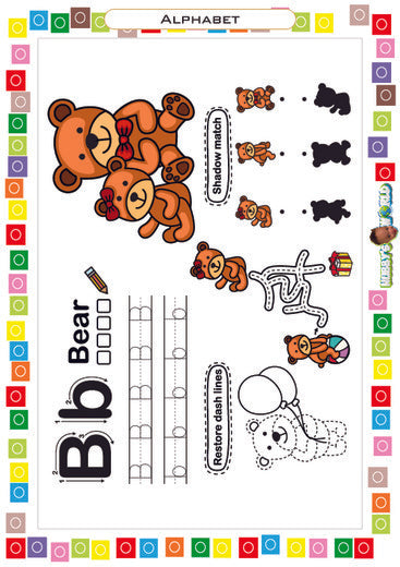 B is for Bear - FREE Worksheet