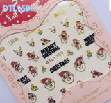 3D Christmas Nail Art Stickers