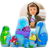 Dinosaur Nesting Dolls Set 7 pcs