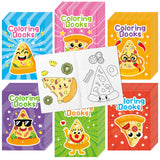 24Pcs Mini Pizza Coloring Book