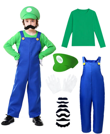 Luigi Costume (Kids' Size Small)