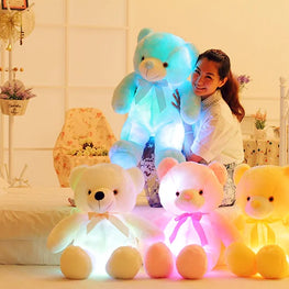 Glowing LED Teddy Bear