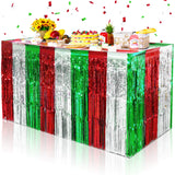 6 Pack Christmas Table Skirt