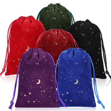 30 Pcs Colorful Velvet Drawstrings Bags