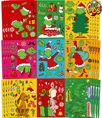 36 PCS Christmas Stickers