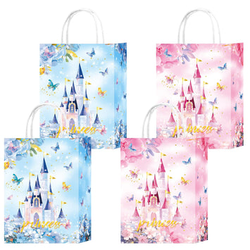 8Pcs Princess Party Favor Bags