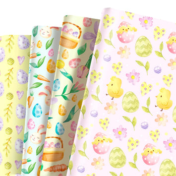 16 Sheet Easter Wrapping Paper