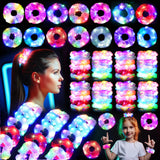 18PCS LED Light Up Scrunchies