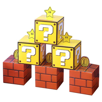 12 Pcs Super Mario Themed Treat Boxes