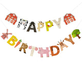 Farm Animals Birthday Banner
