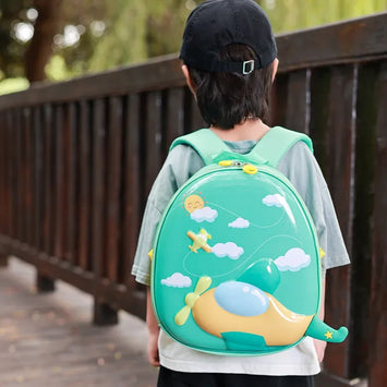 Airplane Eggshell Bookbag
