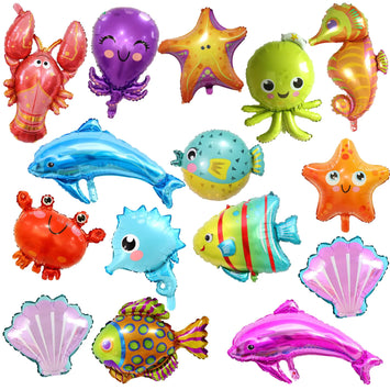 15pcs Ocean Themed Party Decorations