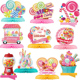 10Pcs Candyland Centerpieces