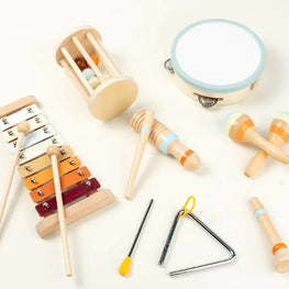 Wooden Musical Instrument Set