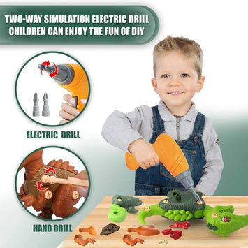 Drill-o-Saurus Dinosaur Construction Set