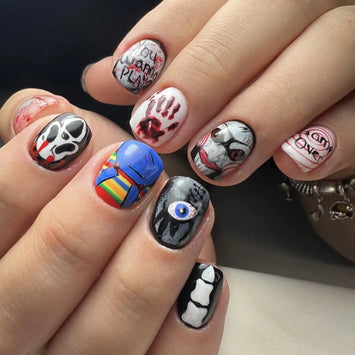 Halloween Press on Nails 24Pcs
