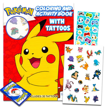 Pokemon Tattoos Party Favors Bundle