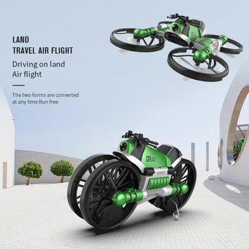 Two-In-One Drone & Motorcycle