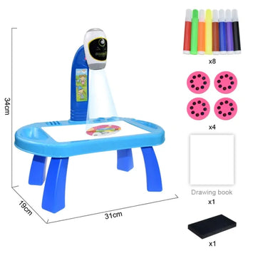 Drawing Desk with LED Projector