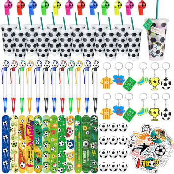122Pcs Soccer Party Favors