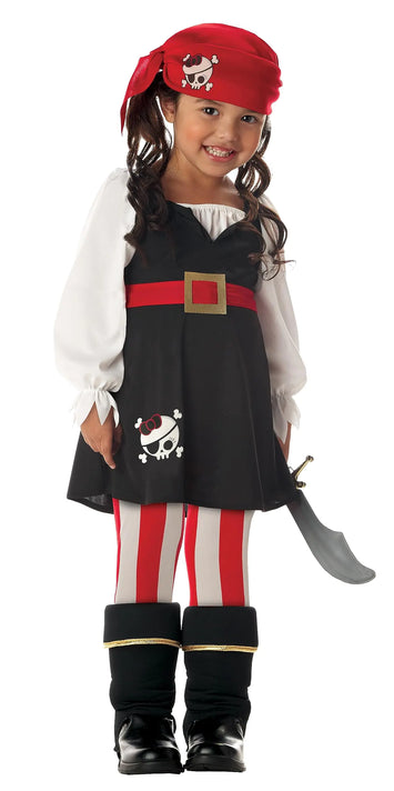 Girls Pirate Costume Medium (Ages 3-4)
