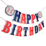 Happy Birthday Baseball Banner