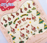 3D Christmas Nail Art Stickers
