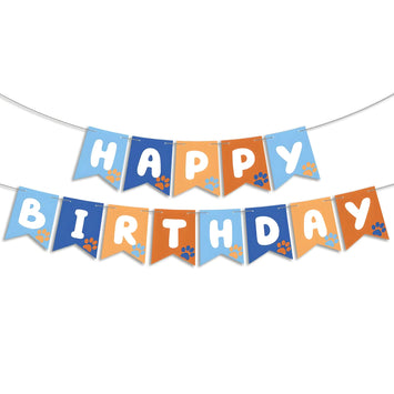 Bluey Happy Birthday Banner