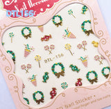 3D Christmas Nail Art Stickers