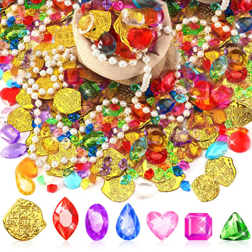 246Pcs Pirate Treasure Gems