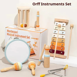 Wooden Musical Instrument Set