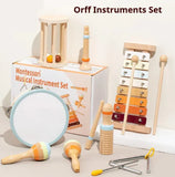 Wooden Musical Instrument Set