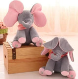 Interactive Peek-A-Boo Elephant Plushie