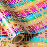 Kraft Birthday Wrapping Paper