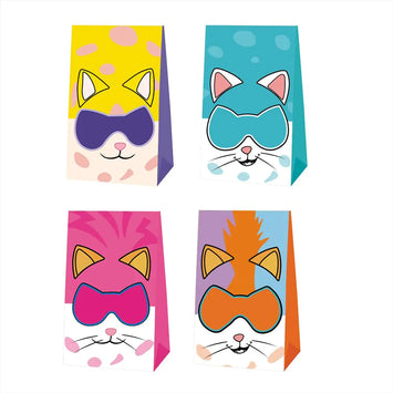 12pcs Super Cats Party Favor Gift Bags