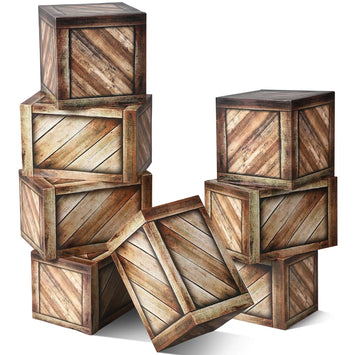 8-Pack Western Theme Party Boxes