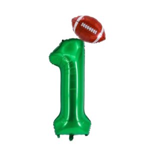 1st Birthday Football Theme Balloon