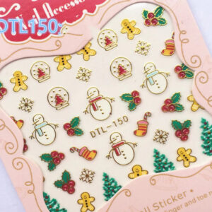 3D Christmas Nail Art Stickers