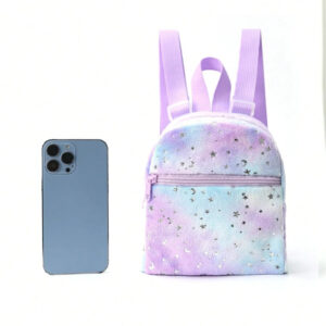 Plush Rainbow Bookbag