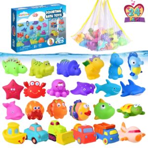 24 Pcs Bath Toys