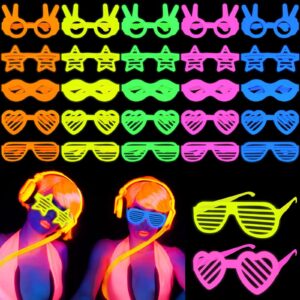 25Pcs UV Neon Glasses