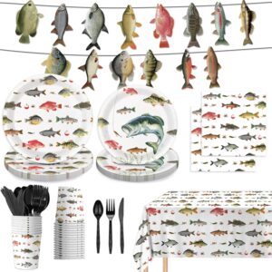 170PCS Fishing Birthday Party Kit